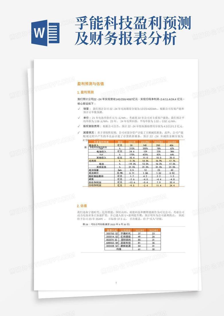 孚能科技財務風險分析，深度解析與應對策略,第1張